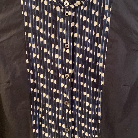 Paul Smith ‘Paul’ Banded Collar Ladies Shirt - Navy - IT 40 - Picture 4 of 10